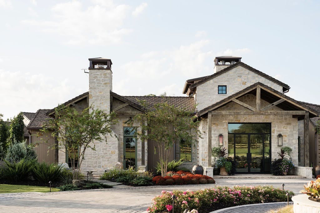 Luxury custom home built by a design-build firm in Texas